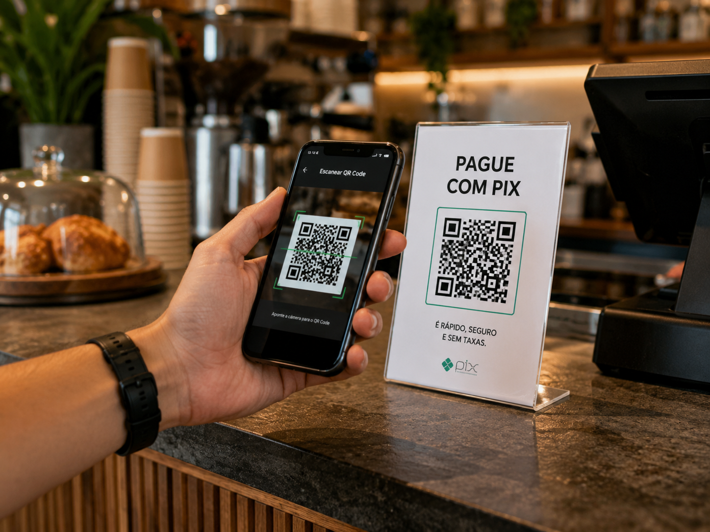 Pagamento Pix com QR Code
